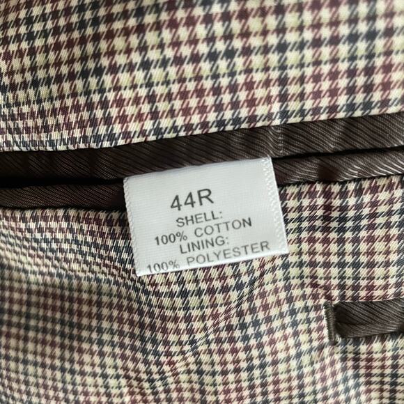 Saddlebred Men’s 44R Tan Corduroy Sport Coat Blazer – Classic 2-Button - Picture 4 of 9